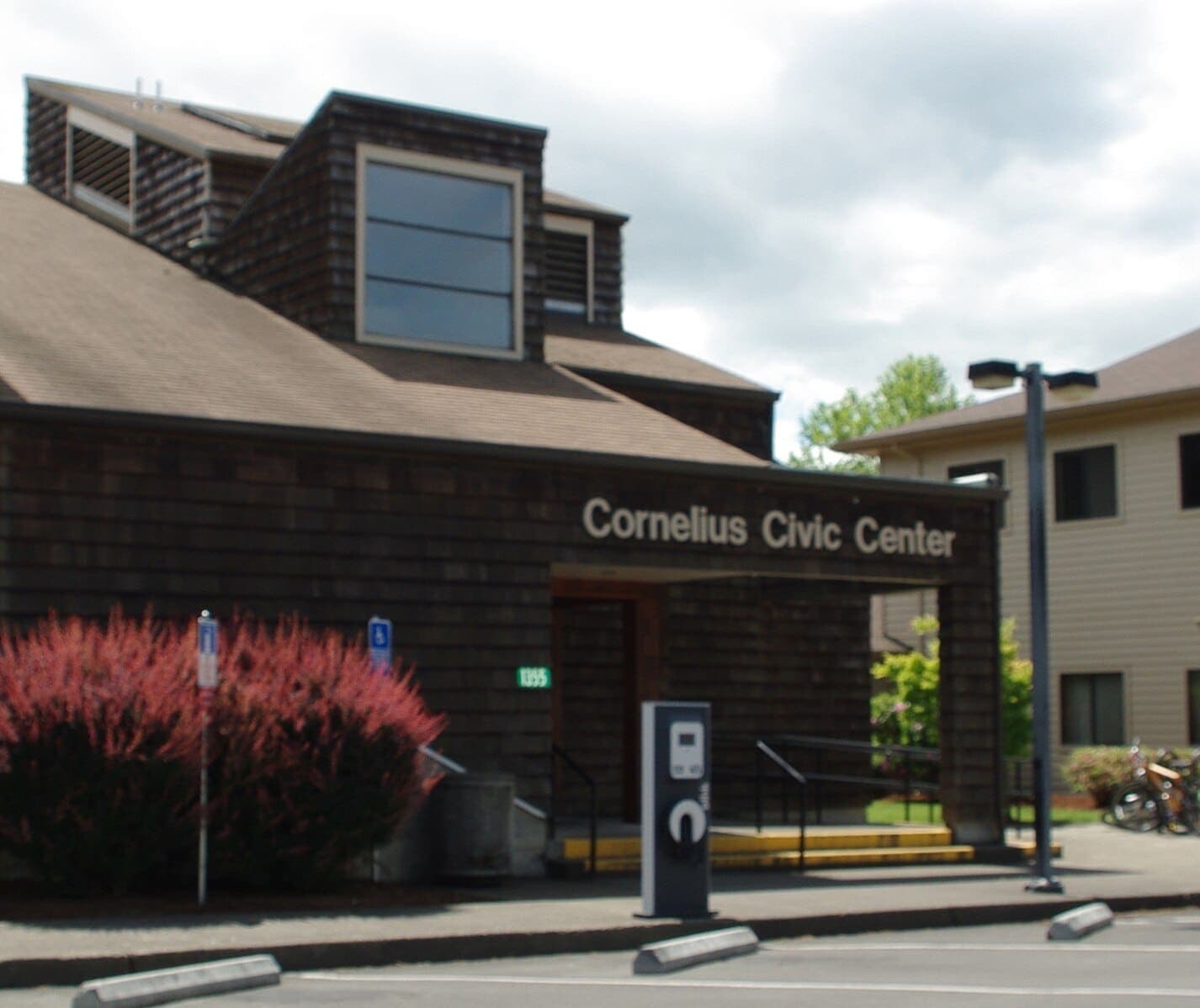 Aerial view of Cornelius, Oregon - HVAC service area