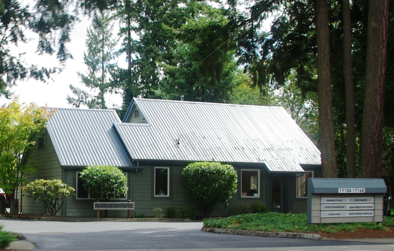 Aerial view of Durham, Oregon - HVAC service area