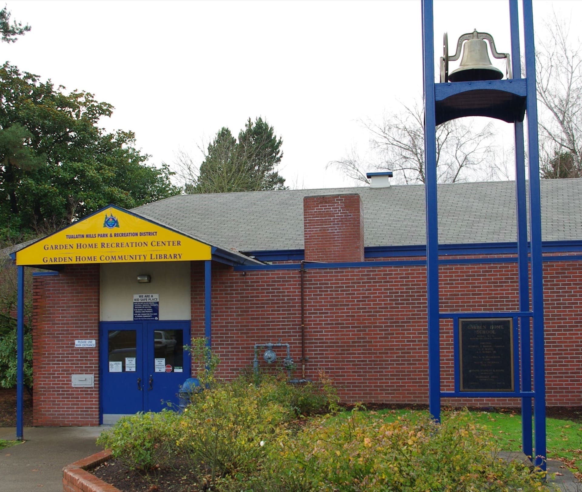 Aerial view of Garden Home, Oregon - HVAC service area