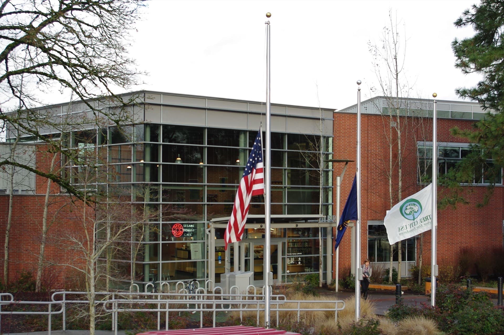 Aerial view of Tigard, Oregon - HVAC service area