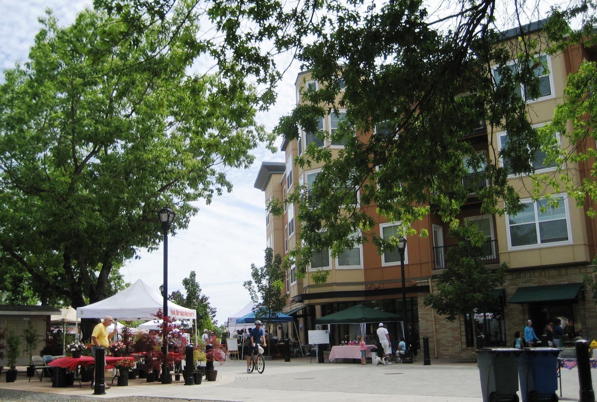 Aerial view of Wilsonville, Oregon - HVAC service area