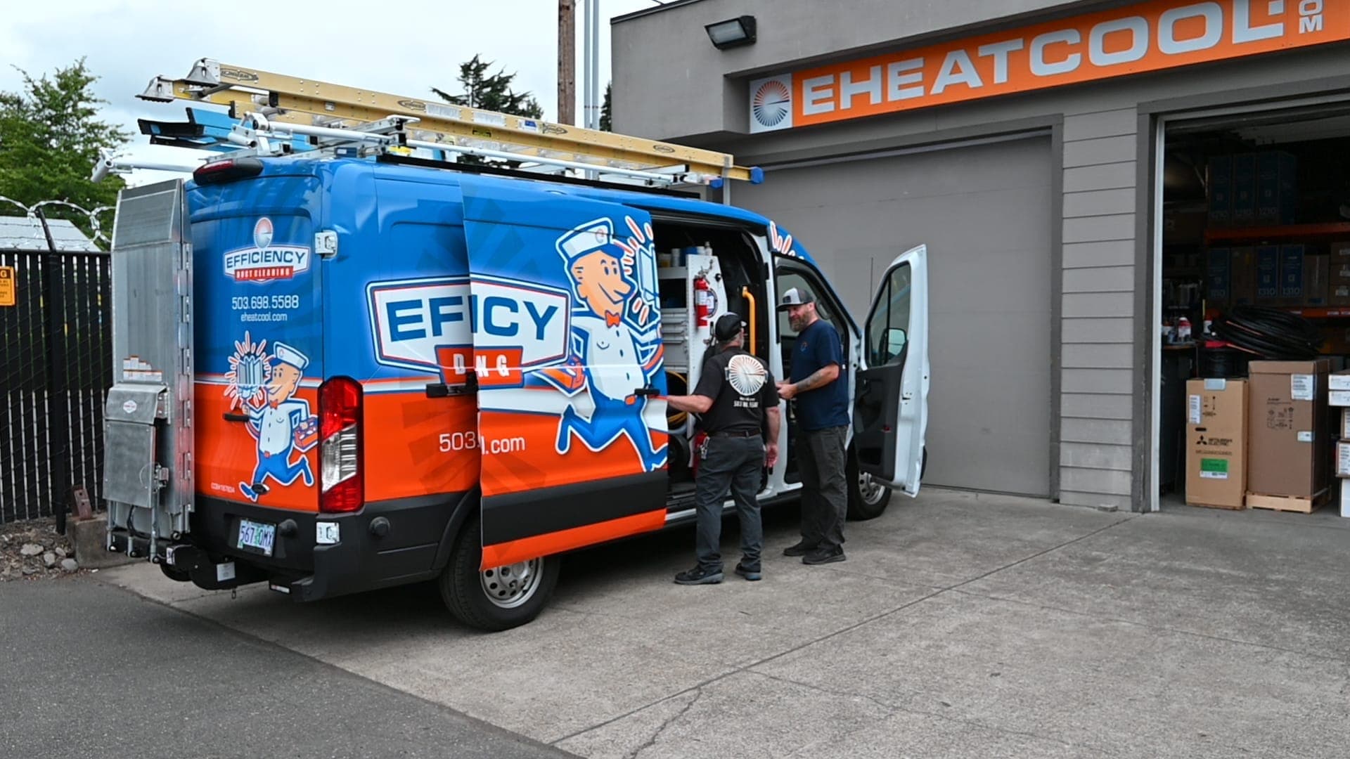 Portland ductwork installation by Efficiency Heating & Cooling